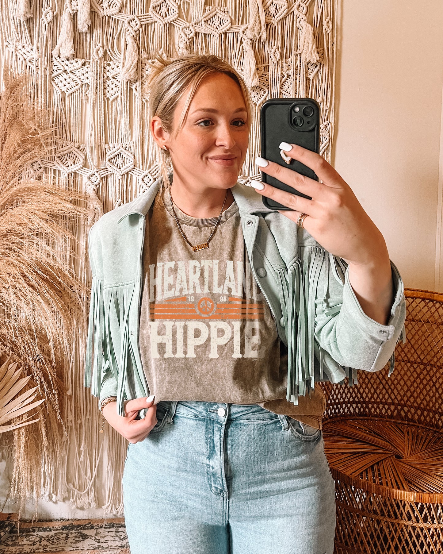 Heartland Hippie Acid Wash Tee