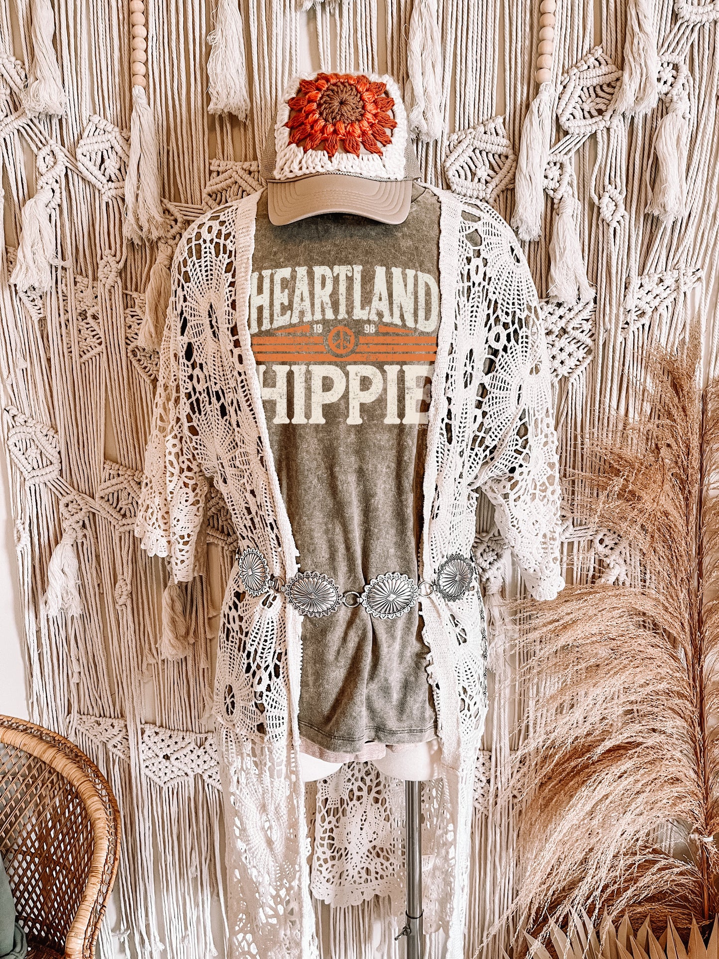 Heartland Hippie Acid Wash Tee