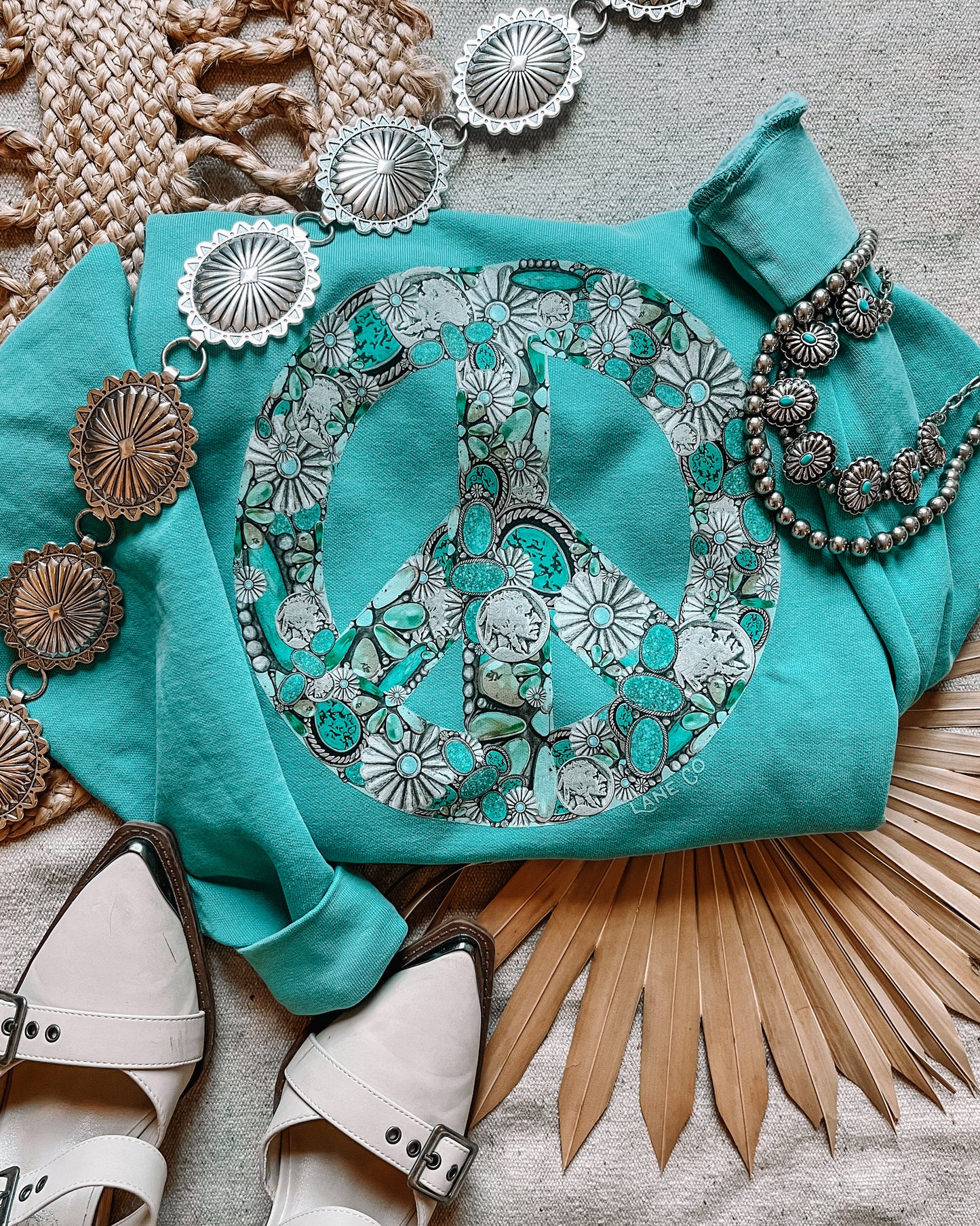 Seafoam Desert Dazzler Crewneck