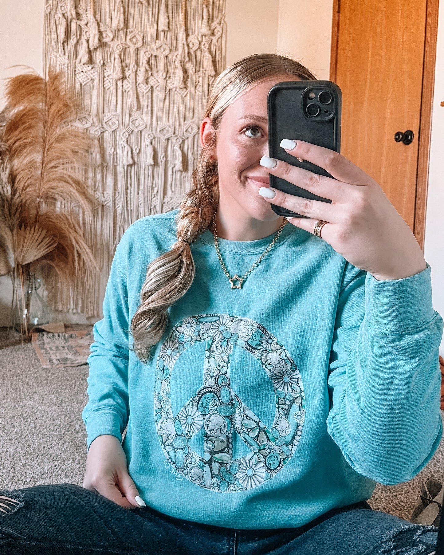 Seafoam Desert Dazzler Crewneck