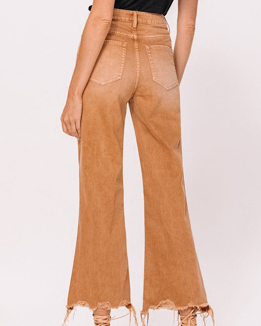 Vintage Crop Flare Jeans