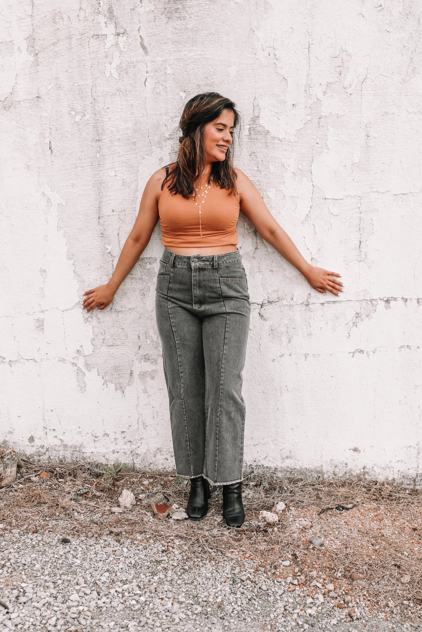 Down In The Desert Raw Hem Denim Jeans