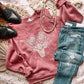 Lace Longhorn Crewneck