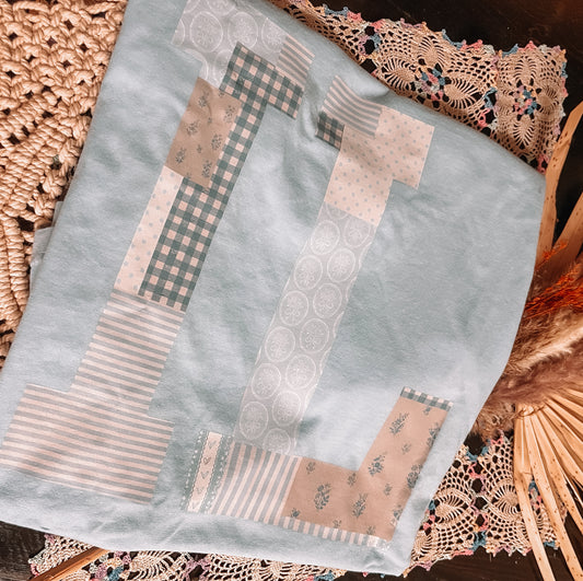 Personalized State Patchwork Tee