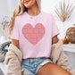 Granny Square Heart Valentines Tee