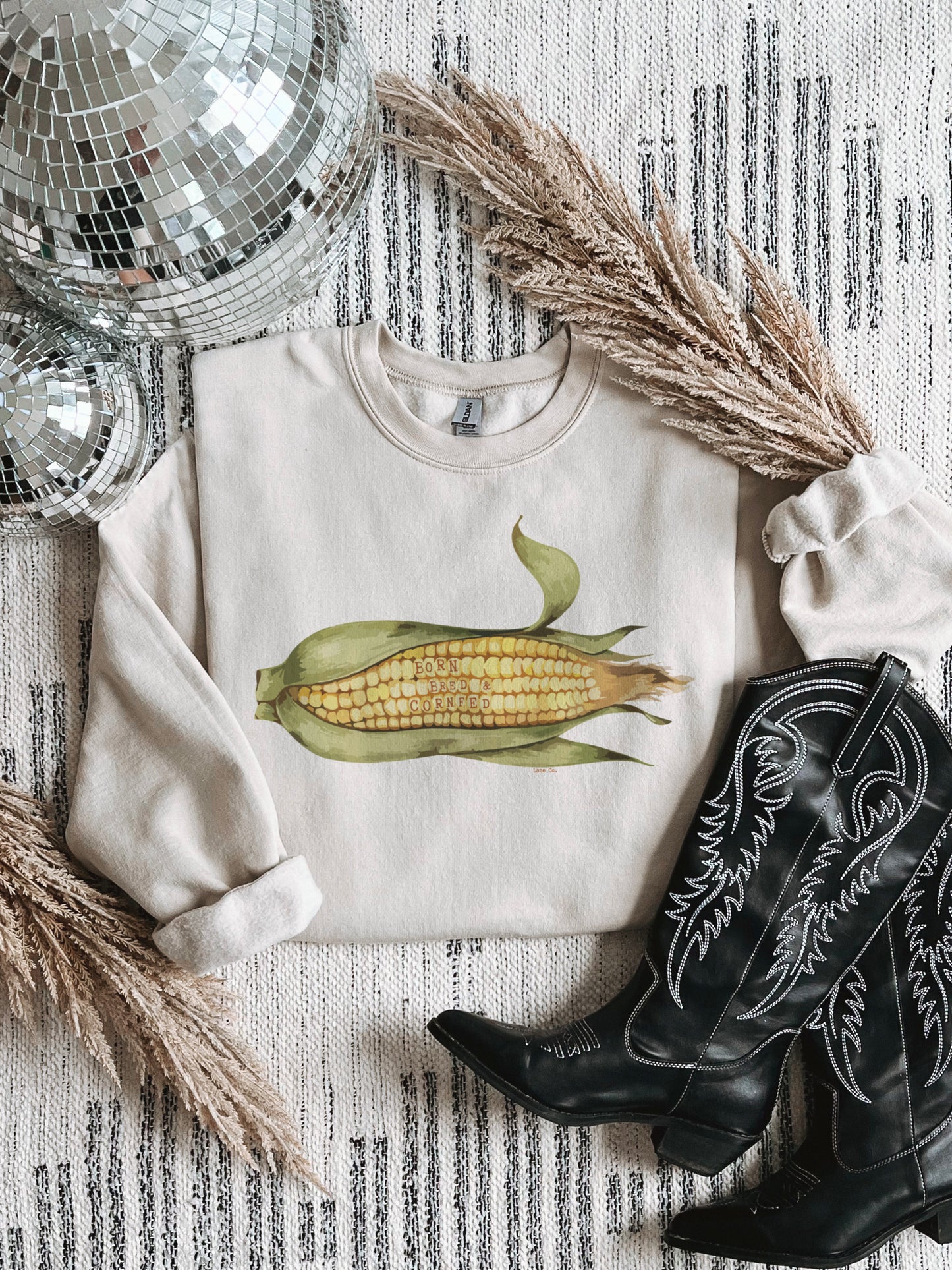 Born Bred Cornfed Crewneck