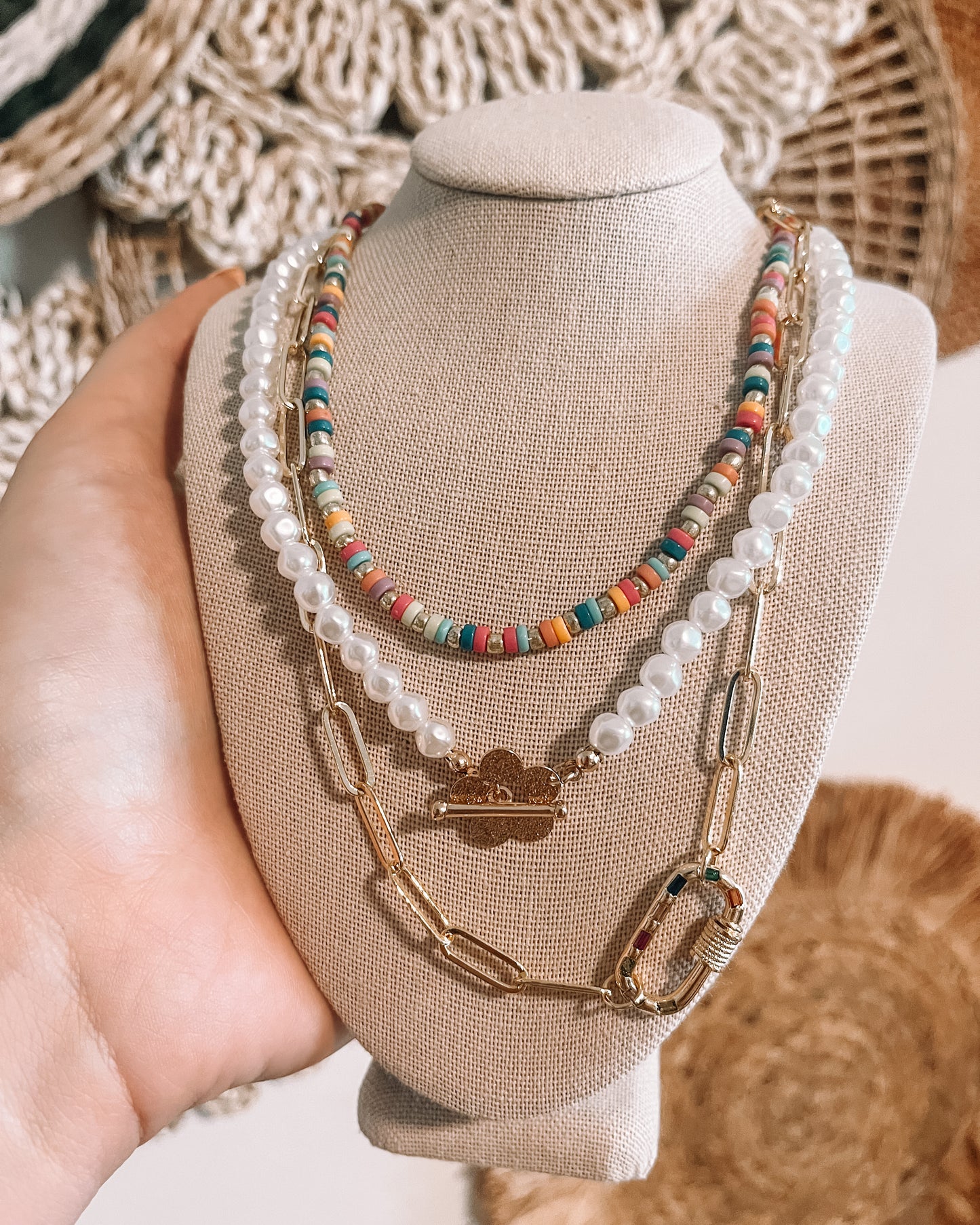 It’s So Preppy In Here Necklace Stack