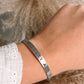 How Lucky Are We Stamped Bracelet