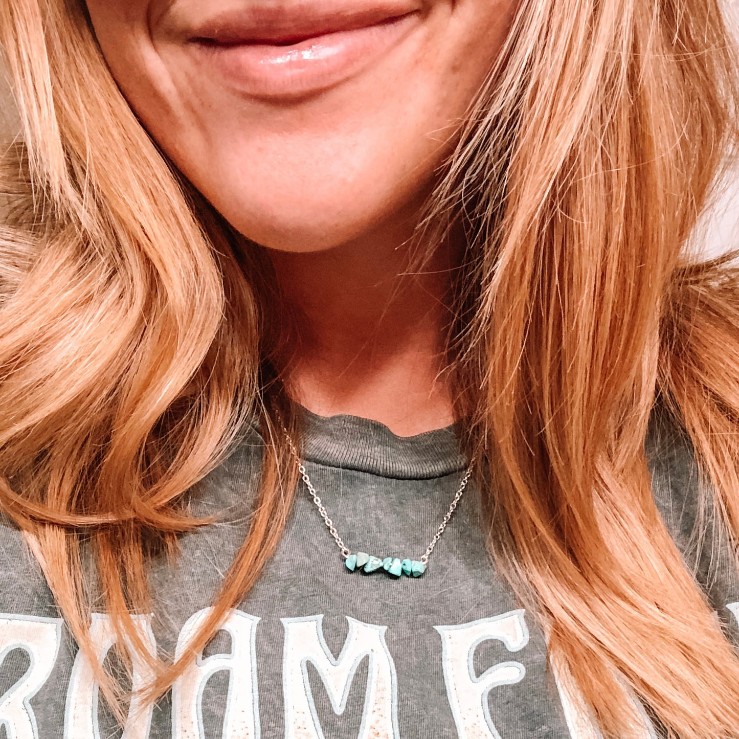 Vivente Turquoise Bar Necklace