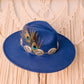 Vintage Concho Peacock Hat